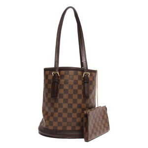 Louis Vuitton Damier Ebene Brown Mare Shoulder Tote Bag